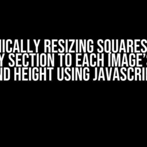 Dynamically Resizing Squarespace’s Gallery Section to Each Image’s Width and Height using Javascript