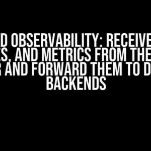 Unified Observability: Receive logs, traces, and metrics from the same receiver and forward them to different backends